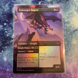 Scavenger Regent // Exude Toxin (FOIL) x1 - MTG Tarkir: Dragonstorm TDM #379 - Image 1