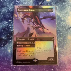 Scavenger Regent // Exude Toxin (FOIL) x1 - MTG Tarkir: Dragonstorm TDM #379 - Image 2