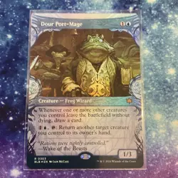 Dour Port-Mage (FOIL) x1 - MTG Bloomburrow BLB #303 - Image 1