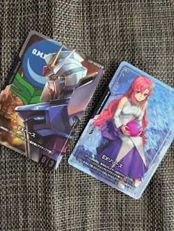 EX Base Strike Gundam EXBP-002 & EX Resource Lacus Clyne EXRP-002 Promo Card set - Image 1