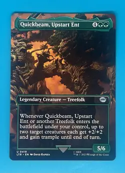 Mtg Lord Of The Rings Quickbeam, Upstart Ent (Borderless) - Image 1