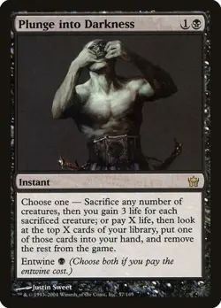 Plunge into Darkness Fifth Dawn HP MTG - Image 1