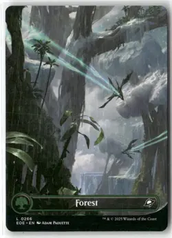 Forest (0266) (Borderless) Edge of Eternities Regular MTG NM MAGIC - Image 1
