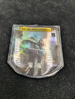 Foil Brago, King Eternal Relic Token MtG Magic the Gathering Ultra Pro - Image 1