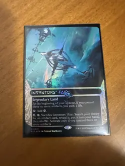 MTG EOE Inventor’s Fair Stellar Sights Borderless Foil 0021 Pack Fresh - Image 1