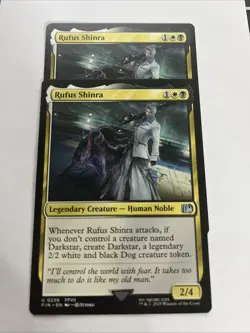 Rufus Shinra X 2 U 0238 Final Fantasy MTG - Image 1