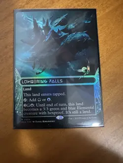 MTG EOE Lumbering Falls Stellar Sights Borderless Foil 0024 Pack Fresh - Image 1