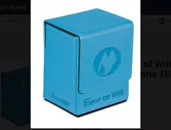 MTG Ultra Pro Force of Will - Magic Stone Flip Deck Box Factory SEALD - Image 1