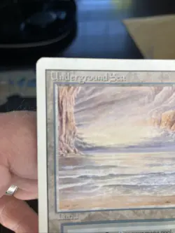 Magic: The Gathering Underground Sea Revised Edition Dual Land Heavy Play MTG - Image 4