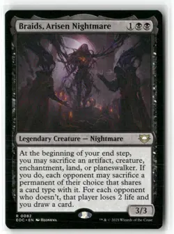 Braids, Arisen Nightmare Commander: Edge Of Eternities MTG NM Magic - Image 1