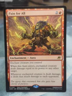 R 0151 Pain for All Aura Enchantment Rare Edge of Eternities MTG Card - Image 1