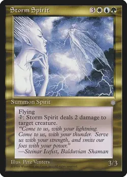 Storm Spirit Ice Age HP MTG - Image 1