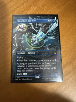 MTG EOE Quantum Riddler Borderless Non-Foil 0305 Pack Fresh - Image 1