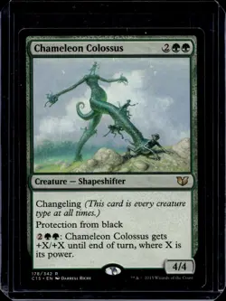 MTG Magic the Gathering Chameleon Colossus (178/342) Commander 2015 LP - Image 1