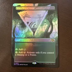 MTG- Wastewood Verge -Foil Borderless. Aetherdrift. Ships Free - Image 1