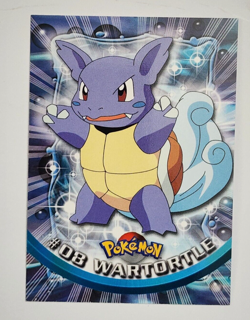 Wartortle #08 Non Holo 1999 Topps Blue Logo 1st Set Pokemon Cards - Image 1