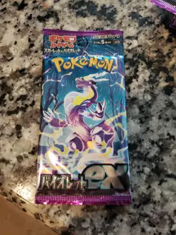 1 Violet ex Booster Pack Pokemon - Japanese Scarlet & Violet SV1V - Image 1