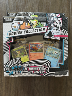POKEMON SV10.5 BLACK BOLT WHITE FLARE POSTER COLLECTION BOX SEALED - LOT OF 2 - Image 1