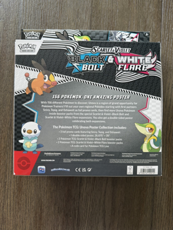 POKEMON SV10.5 BLACK BOLT WHITE FLARE POSTER COLLECTION BOX SEALED - LOT OF 2 - Image 3