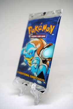 Pokemon Base Set BLACK TRIANGLE ERROR Booster Pack Blastoise WOTC TCG Unlimited - Image 3
