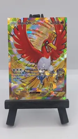 ho-oh Pokemon TCG Pocket wisdom of the sea cracked ice holo (fan art) crd1205 - Image 1