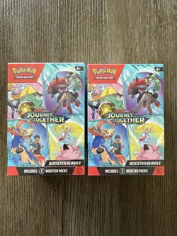 Pokemon Scarlet & Violet Journey Together Booster Bundle New Sealed - LOT OF 2 - Image 1