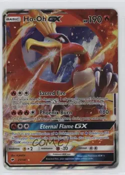 Ho-Oh GX Pokemon Sun & Moon Burning Shadows #21 0cv - Image 1