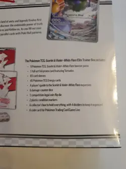 Pokemon TCG White Flare ETB Elite Trainer Box Factory Sealed - Image 3