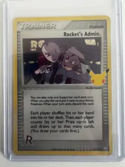 Pokemon TCG 25th Anniversary Celebrations: CC Rocket's Admin. 86/109 - Image 1