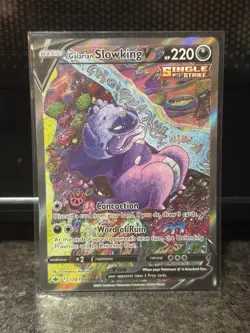 Pokemon Galarian Slowking V Chilling Reign 179/198 Alt Art NM (10 Contender) - Image 1