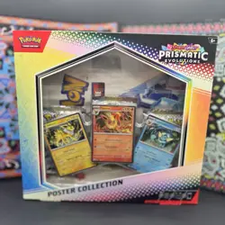 Pokemon TCG: Scarlet & Violet Prismatic Evolutions Poster Collection Box SEALED - Image 1