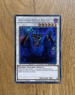 Revived King Ha Des | BLCR-EN082 | Secret Rare | 1st Edition | YuGiOh Card Mint - Image 1