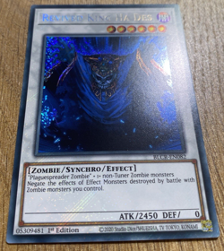 Revived King Ha Des | BLCR-EN082 | Secret Rare | 1st Edition | YuGiOh Card Mint - Image 3