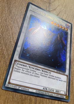 Revived King Ha Des | BLCR-EN082 | Secret Rare | 1st Edition | YuGiOh Card Mint - Image 5