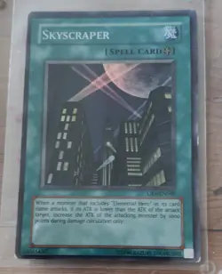 YUGIOH Super Rare Skyscraper CRV-EN048 - Image 1