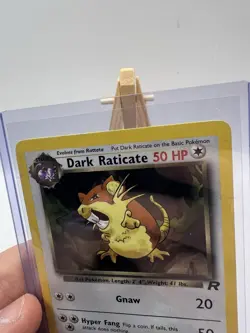 DARK RATICATE - 51/82 - Team Rocket - Pokemon Card - LP/NM - Image 3