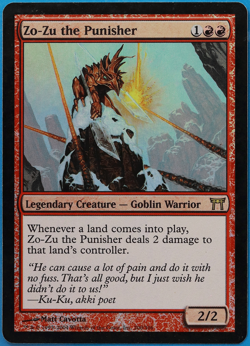 Zo-Zu the Punisher FOIL Champions of Kamigawa HEAVILY PLD CARD (498885) ABUGames - Image 1