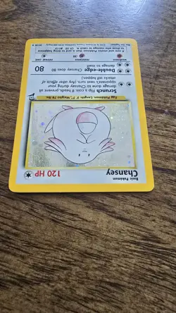 Pokemon Card Chansey 3/130 Base Set 2 Holo - Lightly Played Vintage - Image 2
