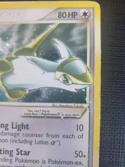 Pokemon Latias Gold Star EX Deoxys Ultra Rare Holo Card 105/107 MP - Image 2