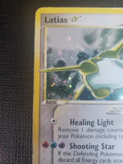 Pokemon Latias Gold Star EX Deoxys Ultra Rare Holo Card 105/107 MP - Image 3