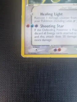 Pokemon Latias Gold Star EX Deoxys Ultra Rare Holo Card 105/107 MP - Image 4