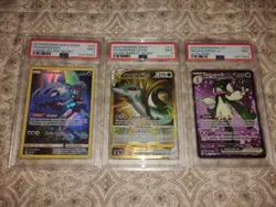 Pokemon ENGLISH Wishiwashi Serperior Meowscarada PSA 9 MINT HOLO 3 Card Lot READ - Image 1
