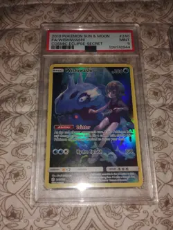 Pokemon ENGLISH Wishiwashi Serperior Meowscarada PSA 9 MINT HOLO 3 Card Lot READ - Image 2