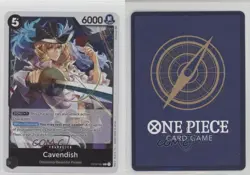 2023 One Piece Card Game: Kingdoms of Intrigue OP04 R Cavendish #OP04-081 gl9 - Image 3