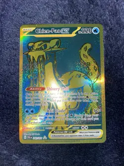 Pokemon SV Paldean Fates Chien-Pao EX Gold Secret Rare Card 242/091 MINT - Image 2