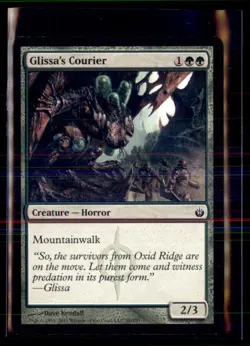 Magic: The Gathering Glissa's Courier Mirrodin Besieged 80/155 Com 4 Card Lo - Image 1