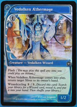 Vedalken AEthermage FOIL Future Sight HEAVILY PLD Common CARD (498877) ABUGames - Image 1