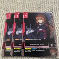 Marida Cruz R GD01-093 | Newtype Rising | Rare Holo |Gundam Card Game GCG 3cards - Image 1