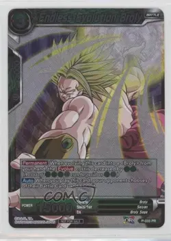 2017 Dragon Ball Super Card Game Promos Foil Endless Evolution Broly #P-033 0y5o - Image 1