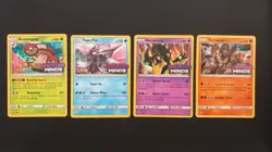 Sun & Moon Unified Minds Staff Card Pack - Complete Set Of 4 Pokemon TCG - Image 1
